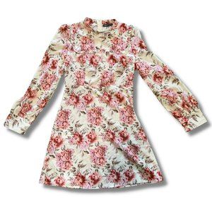 Floral knee-length dress